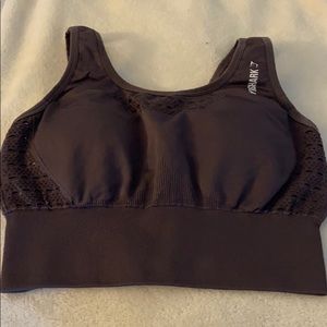 Small Gym Shark Grey Sports Bra